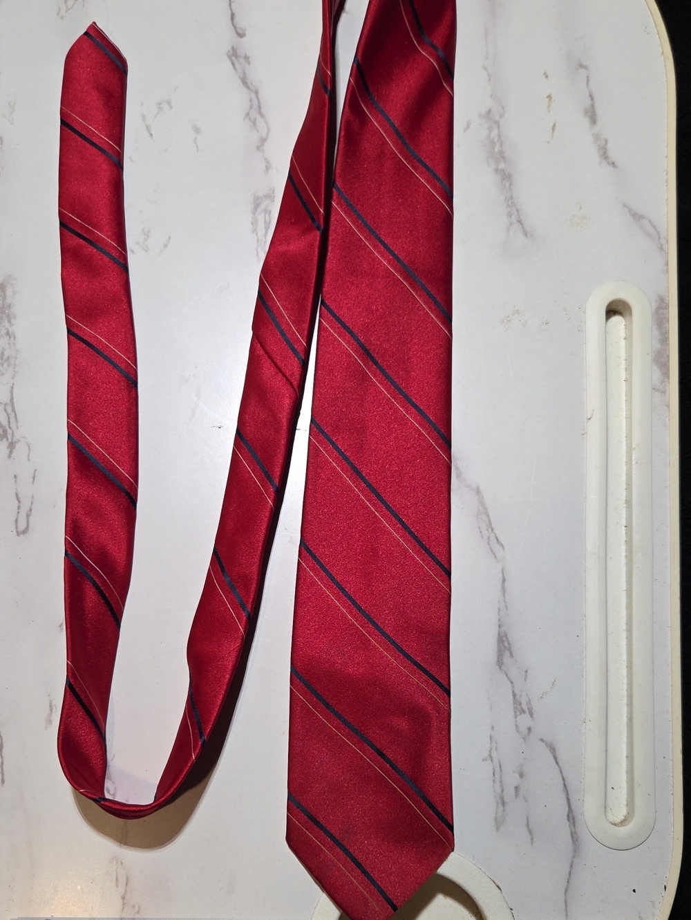 Wembley Red Striped Men's Tie T5